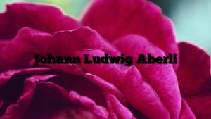 Johann Ludwig Aberli
